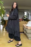 Stroll Frill Mac Black